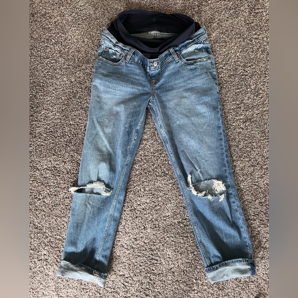 Abercrombie maternity, medium destroyed color